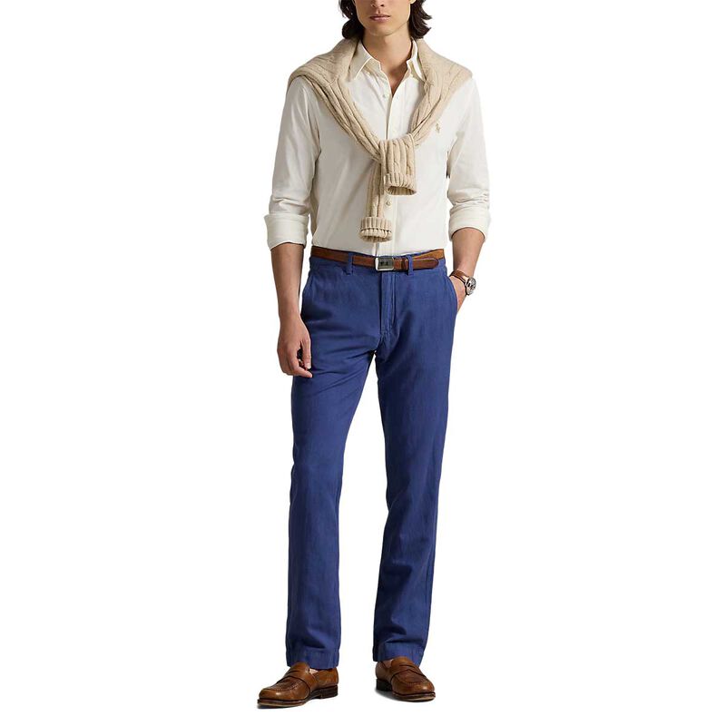 Polo Ralph Lauren Straight Fit Linen-Cotton Pant image number 3